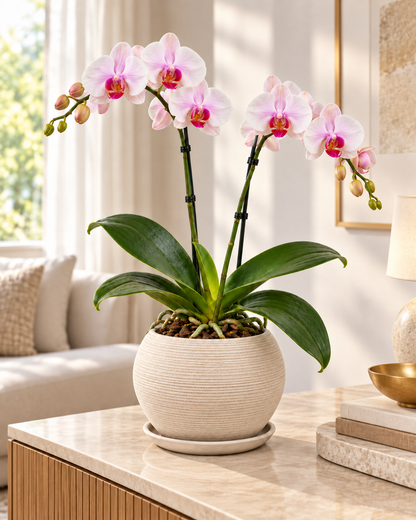 Orquídea Phalaenopsis 2 varas