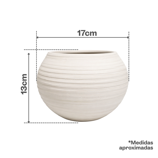 Esfera Mini Peinada Blanca con Plato #3 T34 X4