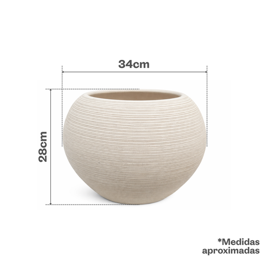 Esfera Peinada Grande con Plato T34