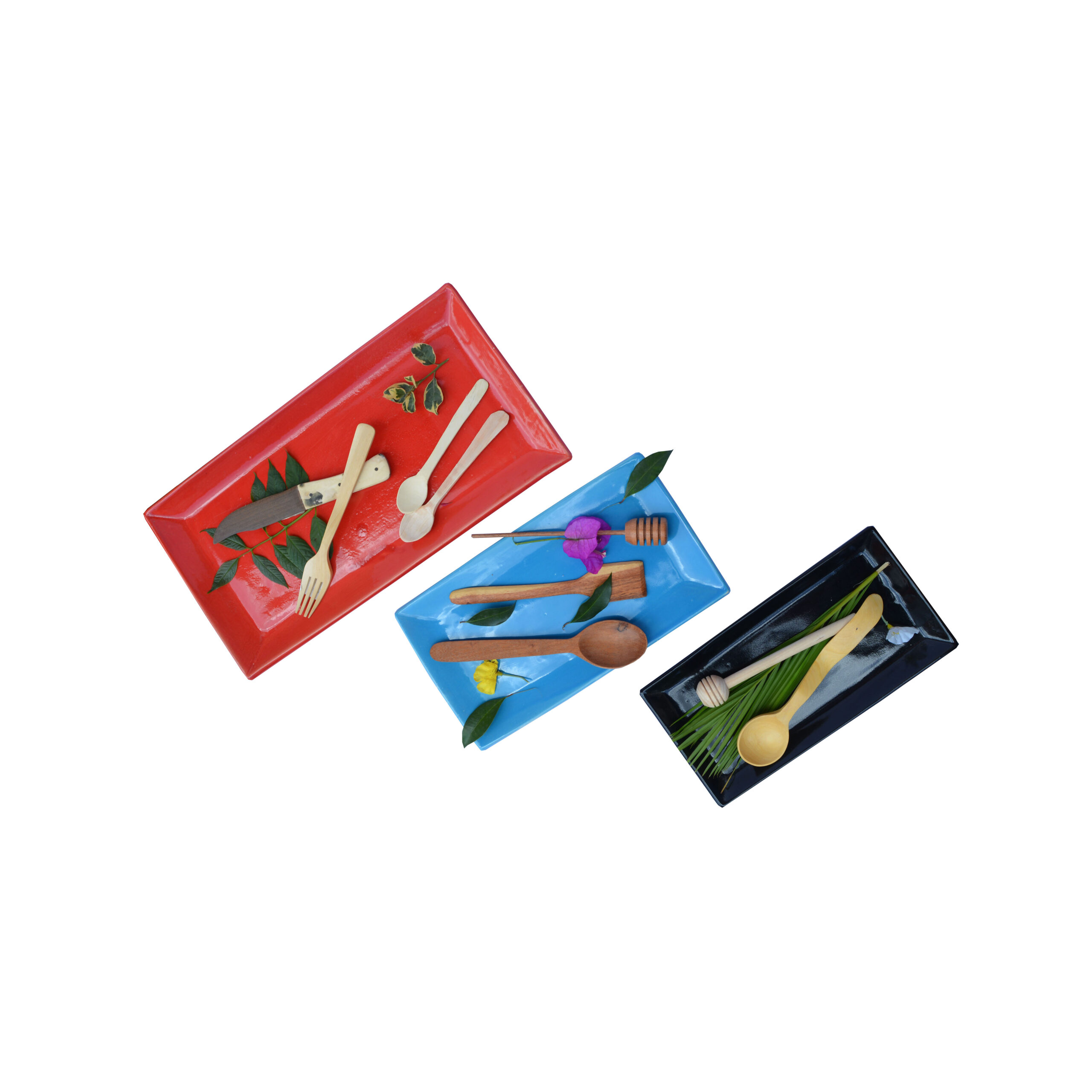 Plato Rectangular Esmaltado R00