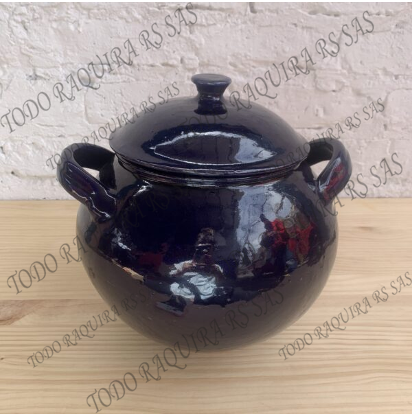 OLLAS MASATERA ESMALTADA NEGRA R00